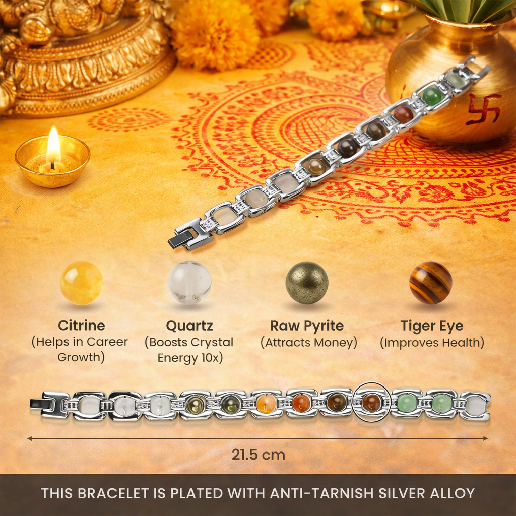 Dhan Yog 5-Stone Bracelet