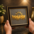 7 Horses Pyrite Wealth Frame