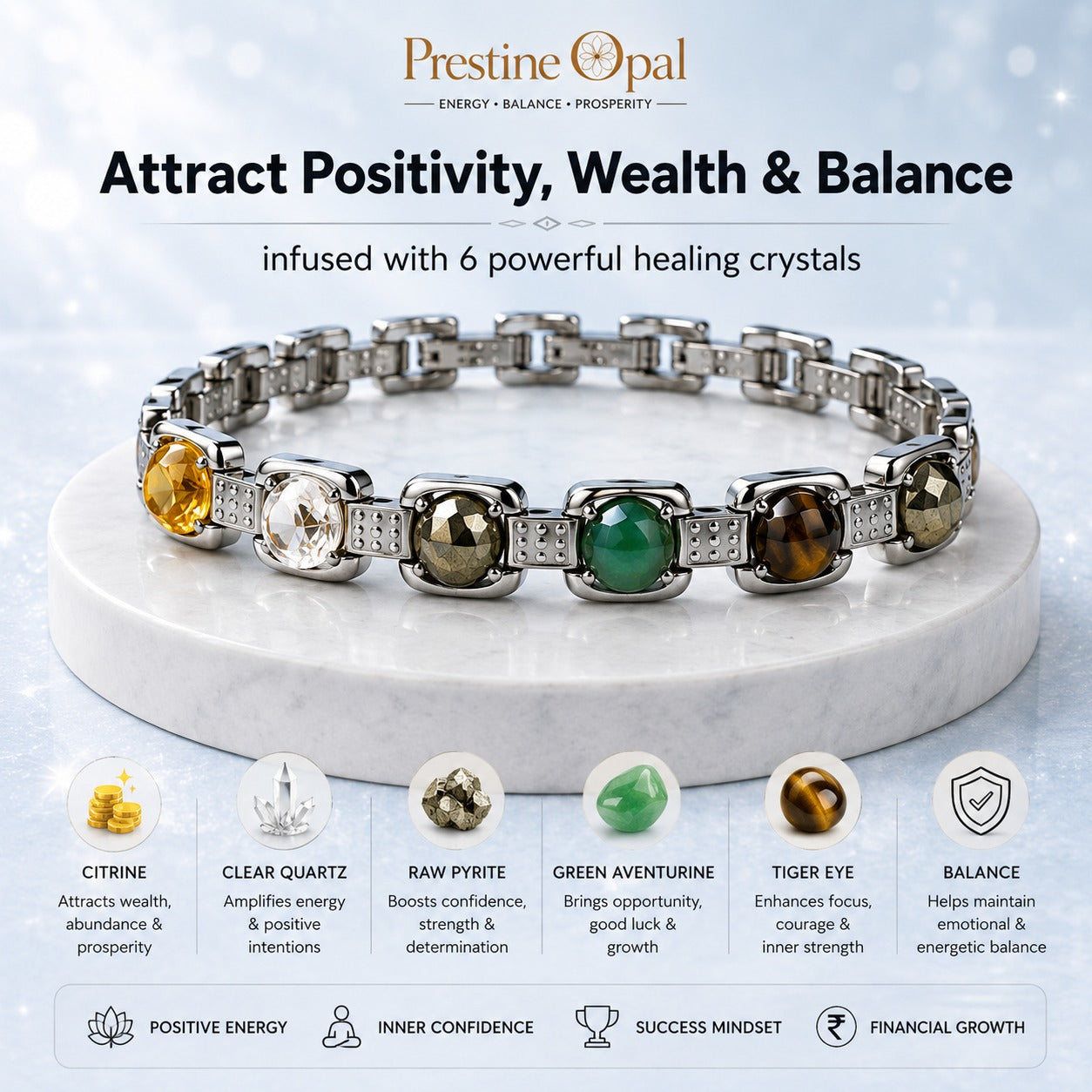 Dhan Yog 5-Stone Bracelet