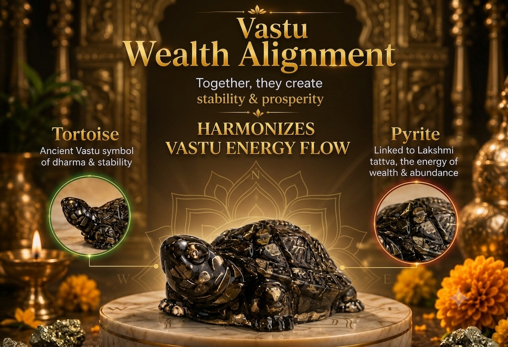 Vastu Pyrite Tortoise