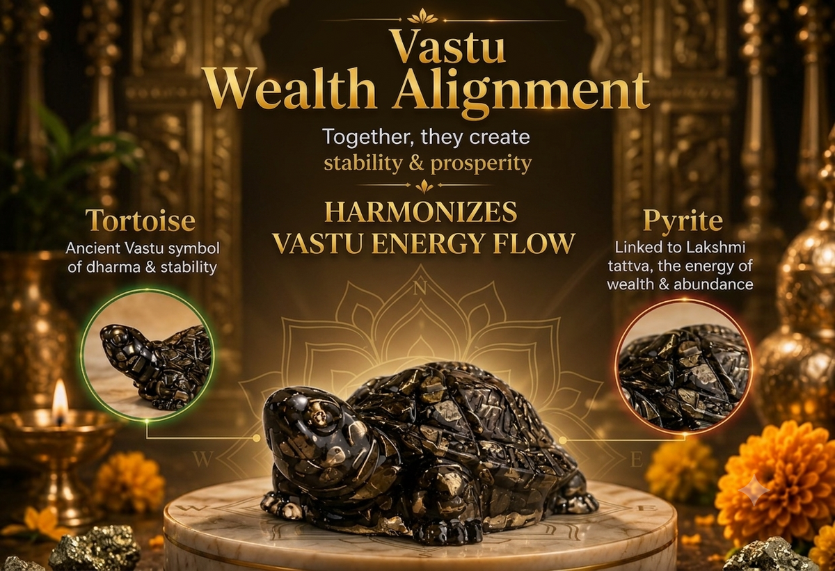 Vastu Pyrite Tortoise